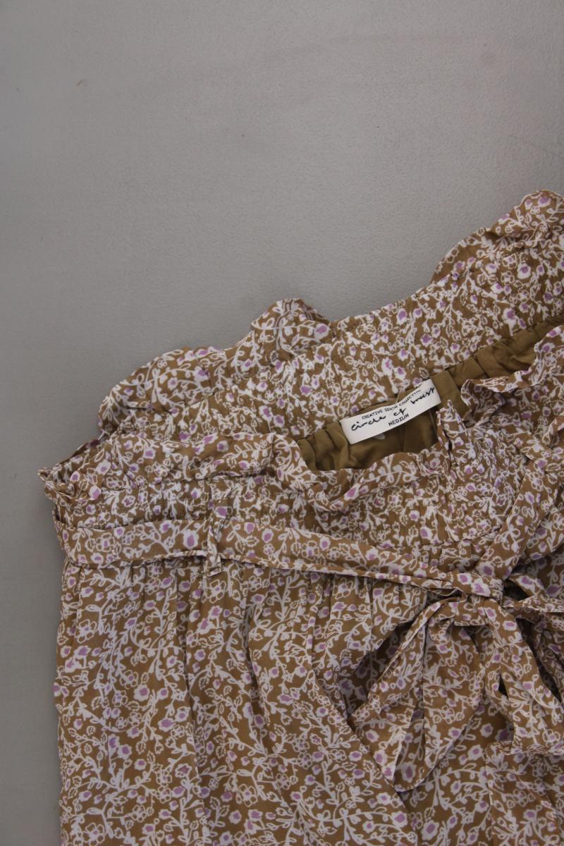 Circle of Trust Rock Gr. M mit Blumenmuster neuwertig braun aus Polyester