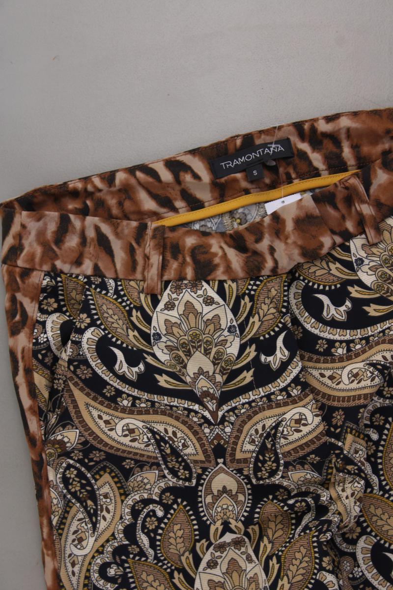 Tramontana Stoffhose Gr. S mit Paisleymuster braun aus Polyamid