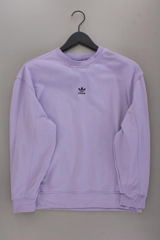 Adidas Langarmpullover Gr. S lila aus Baumwolle