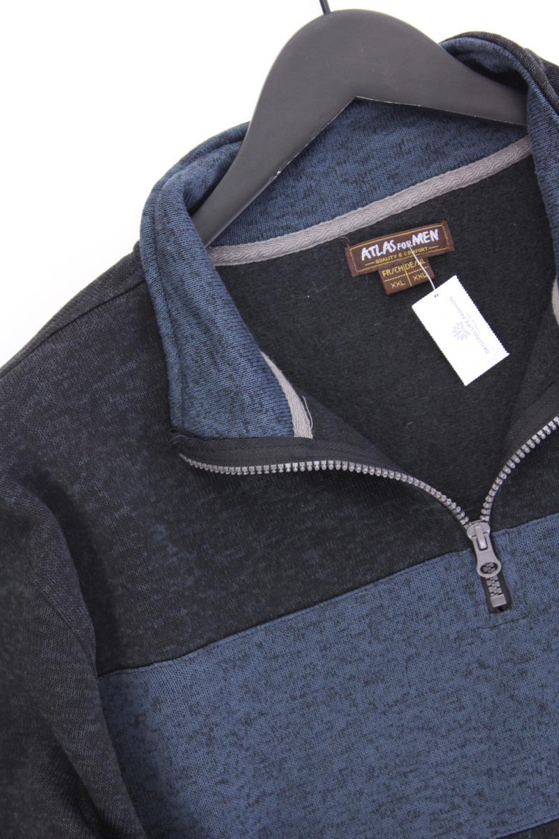 Atlas For Men Pullover für Herren Gr. XXL neuwertig grau aus Polyester