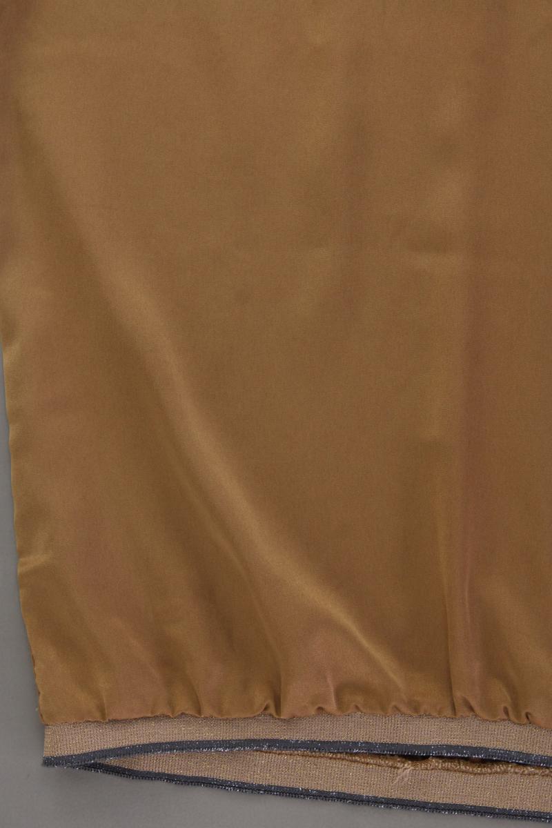 Expresso Kurzarmbluse Gr. M braun aus Viskose