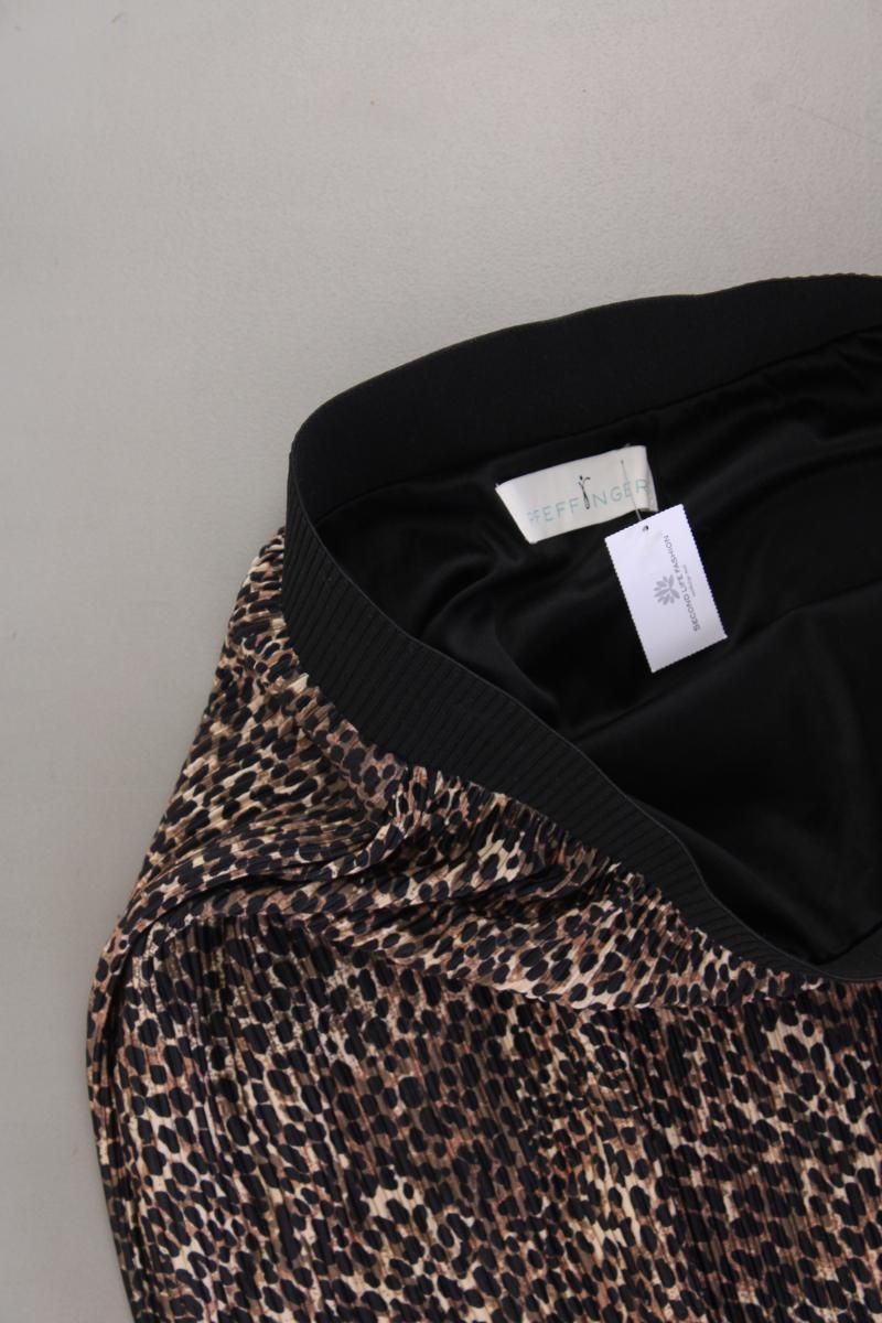 Pfeffinger Maxirock Gr. 36 mit Tierdruck neuwertig braun aus Polyester