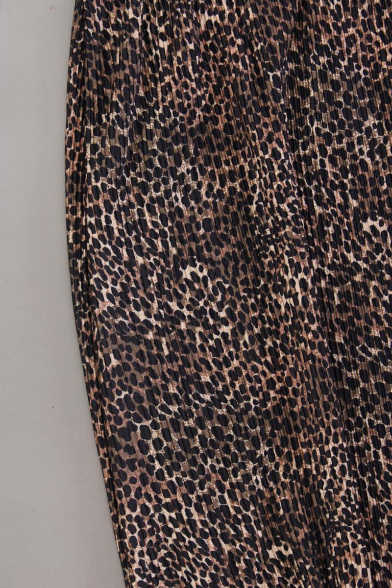 Pfeffinger Maxirock Gr. 36 mit Tierdruck neuwertig braun aus Polyester