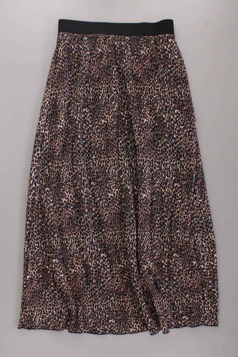 Pfeffinger Maxirock Gr. 36 mit Tierdruck neuwertig braun aus Polyester