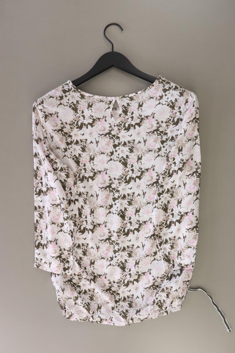 Sure Regular Bluse Gr. 40 mit Blumenmuster 3/4 Ärmel mehrfarbig aus Baumwolle
