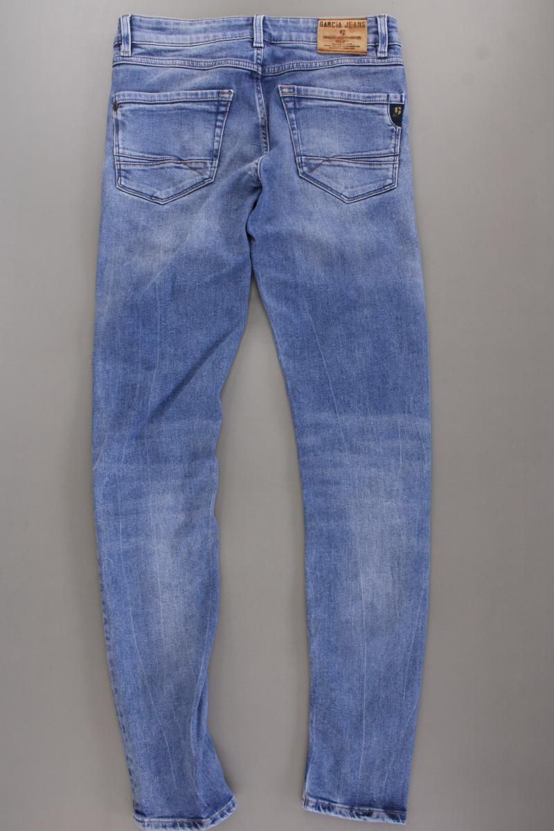 Garcia Jeans Skinny Jeans für Herren Gr. XS Modell Fermo blau aus Baumwolle