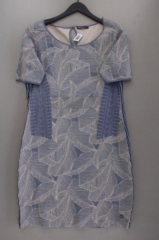 DIDI Kurzarmkleid Gr. L blau aus Baumwolle