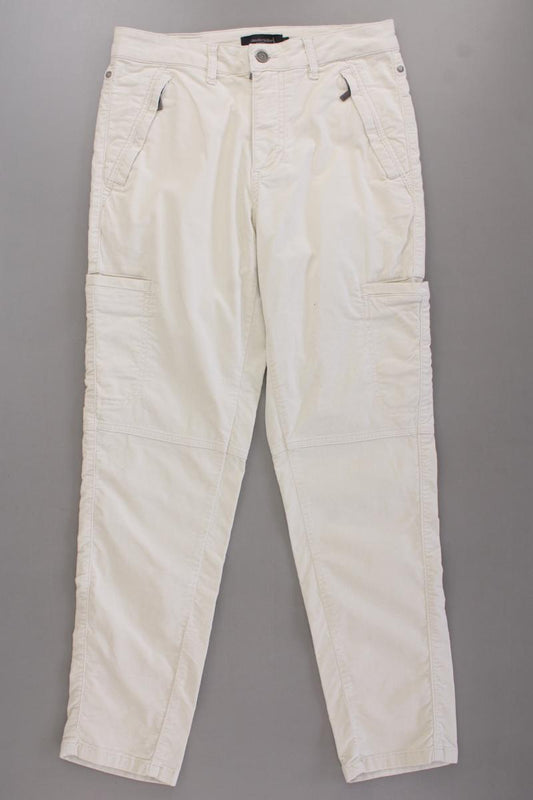 claudia sträter Cargohose Gr. 36 creme aus Baumwolle