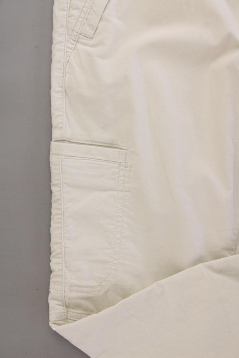 claudia sträter Cargohose Gr. 36 creme aus Baumwolle