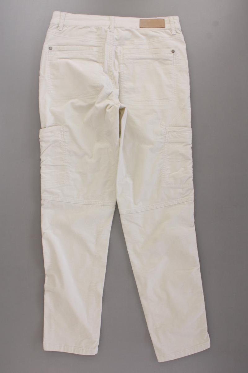 claudia sträter Cargohose Gr. 36 creme aus Baumwolle