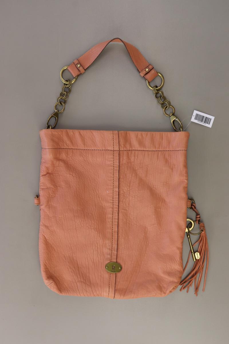 Fossil Schultertasche rosa aus Leder