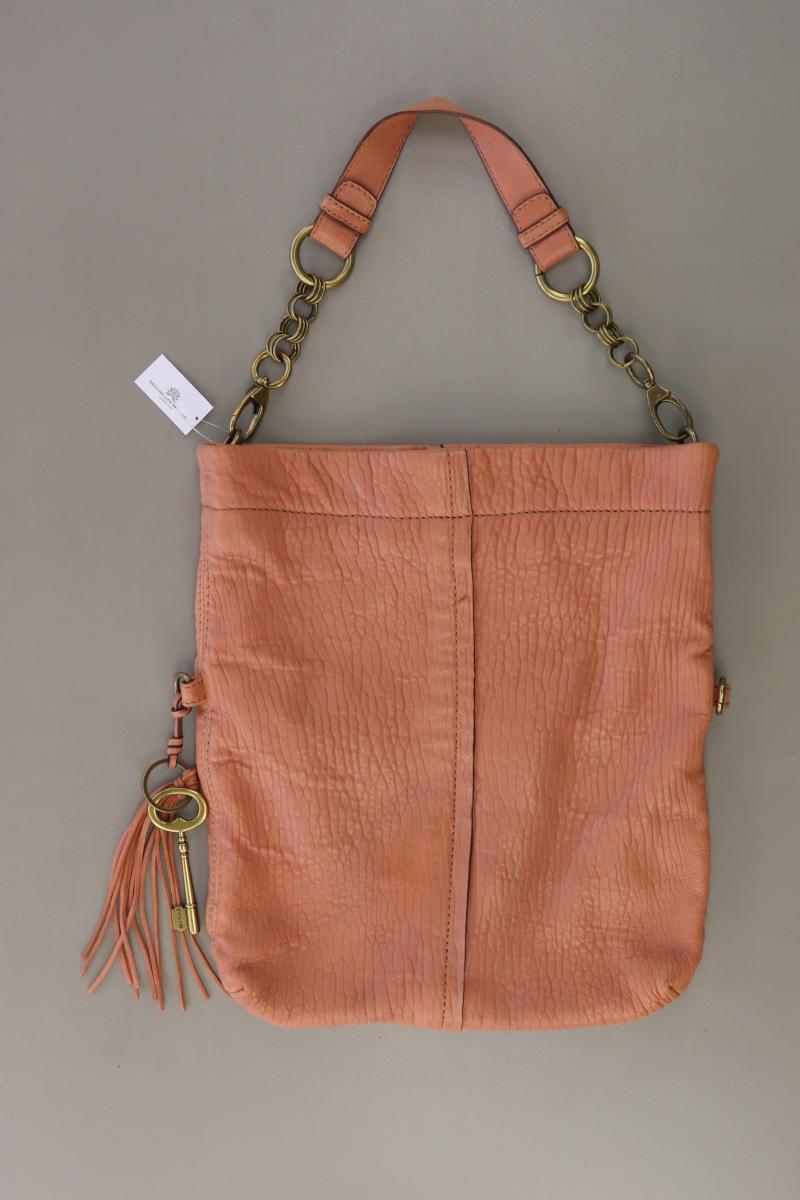 Fossil Schultertasche rosa aus Leder