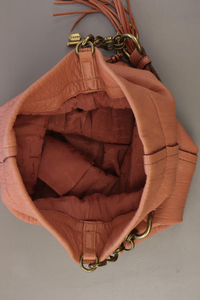 Fossil Schultertasche rosa aus Leder