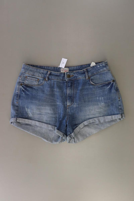 PECKOTT Jeansshorts Gr. L blau aus Baumwolle