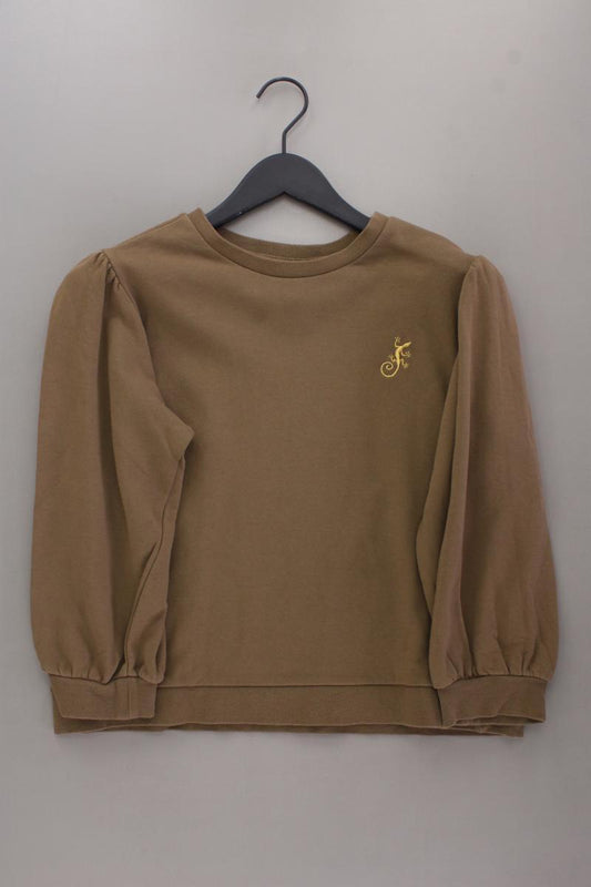 SISSY BOY Langarmpullover Gr. L olivgrün aus Baumwolle