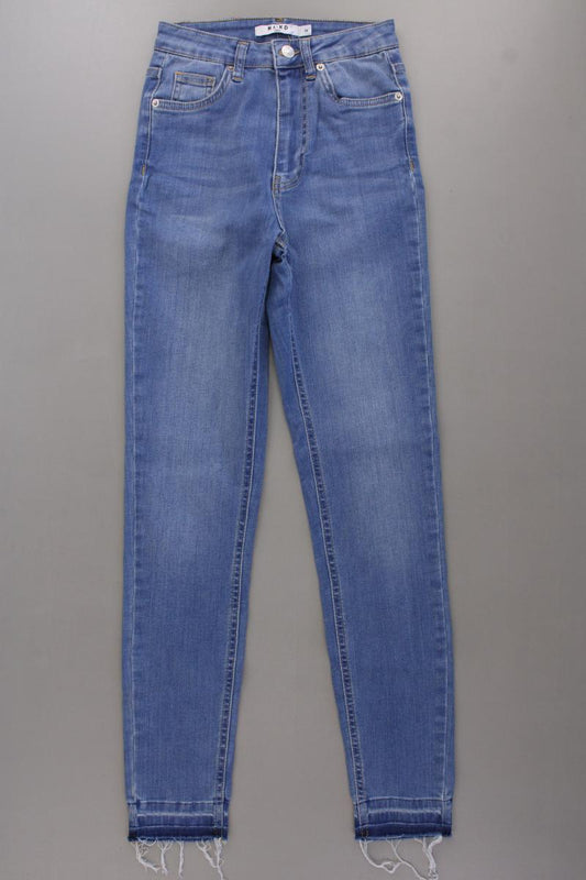 NA-KD Skinny Jeans Gr. 34 blau aus Baumwolle