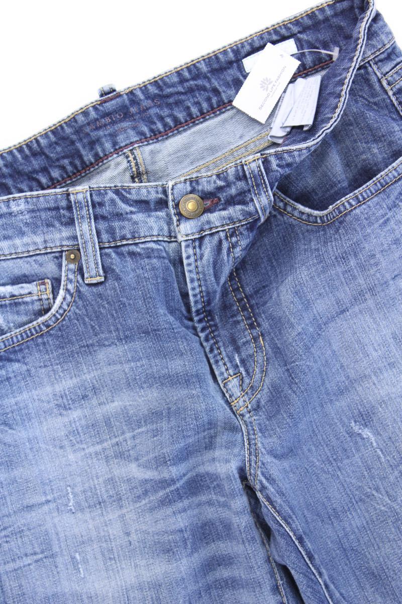 Cambio Skinny Jeans Gr. 38 Modell Pie blau aus Baumwolle