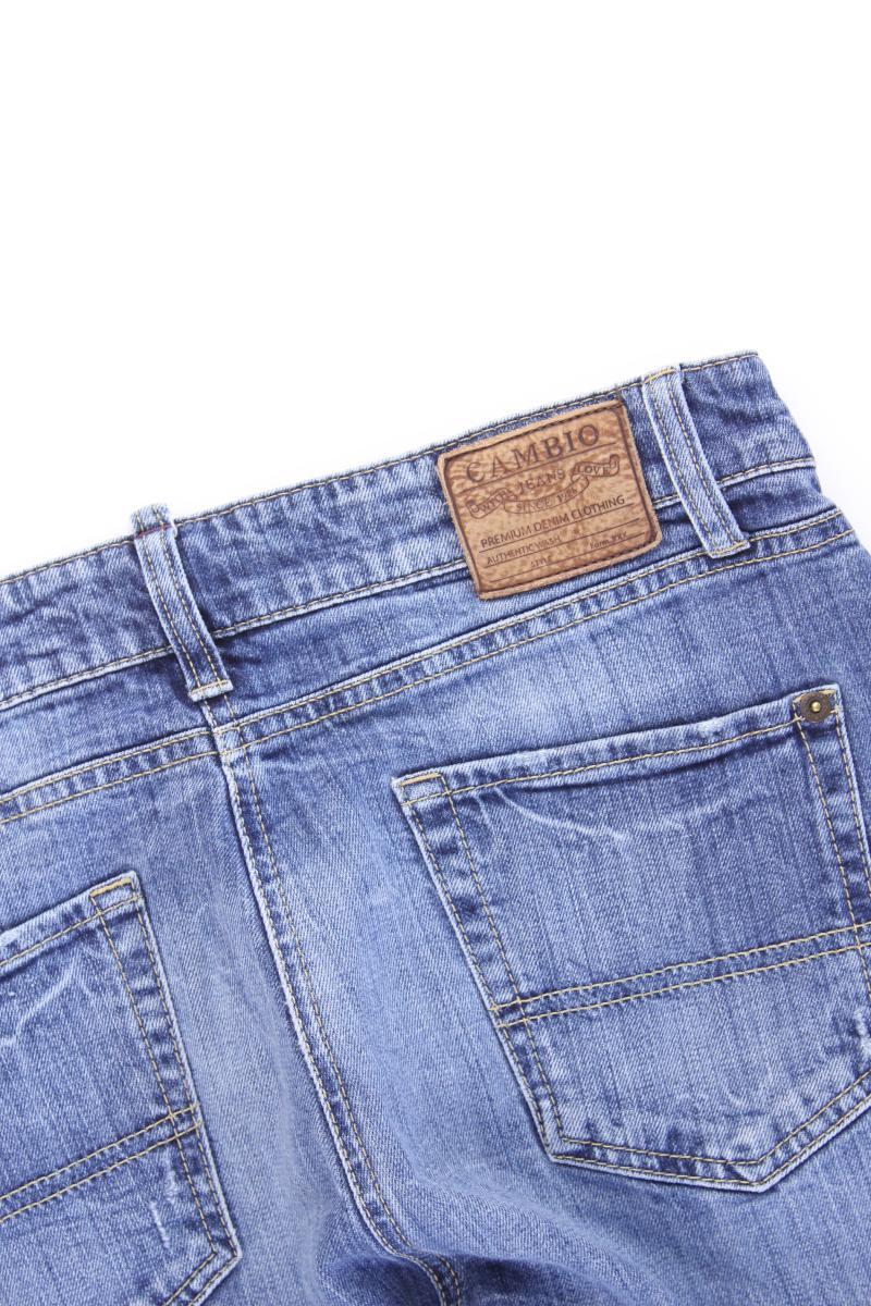 Cambio Skinny Jeans Gr. 38 Modell Pie blau aus Baumwolle