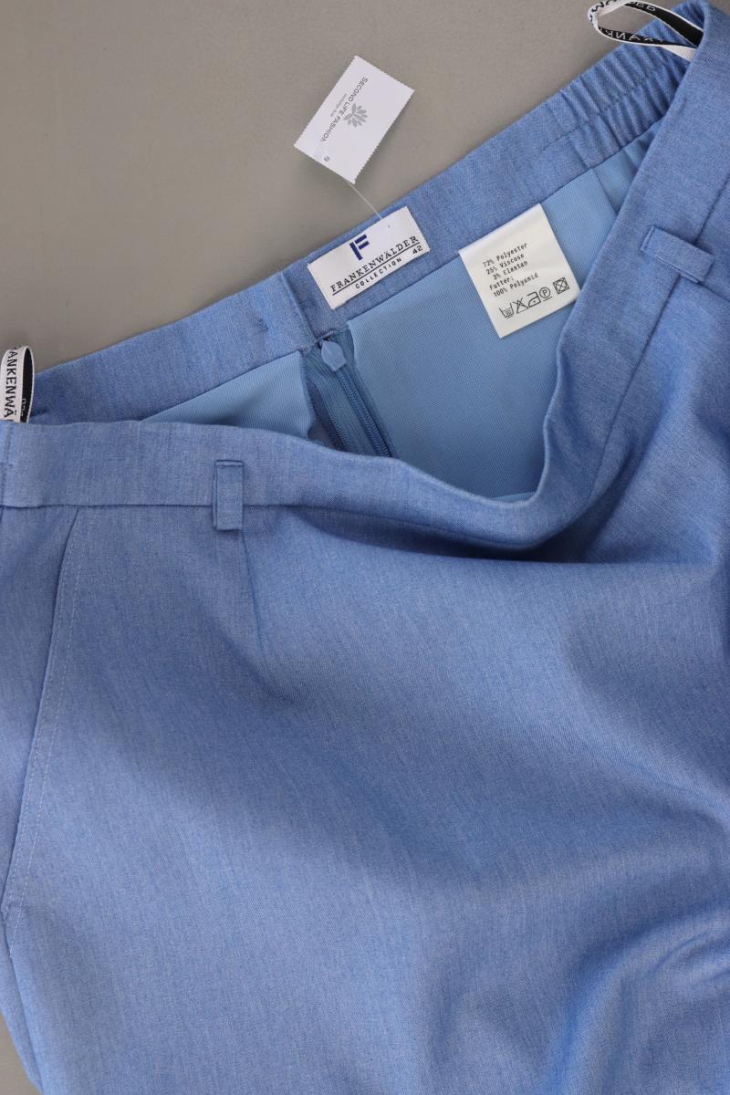 FRANKENWÄLDER Midirock Gr. 42 blau aus Polyester