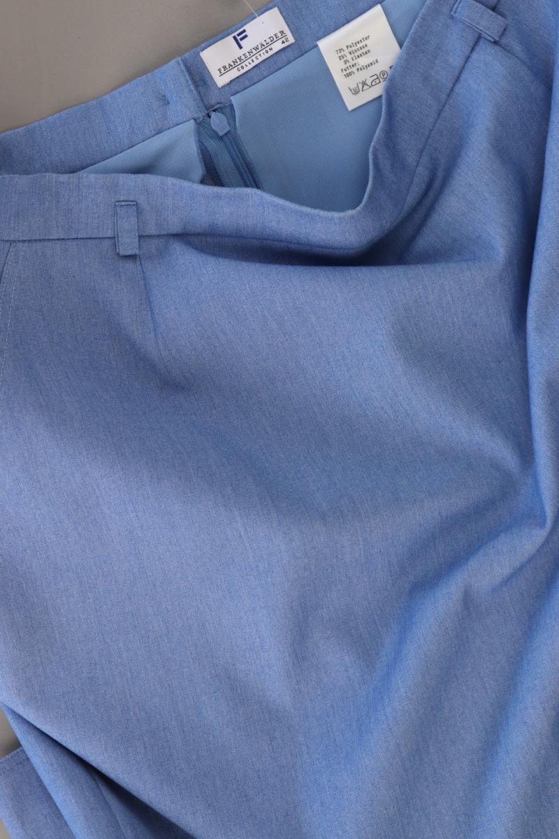 FRANKENWÄLDER Midirock Gr. 42 blau aus Polyester