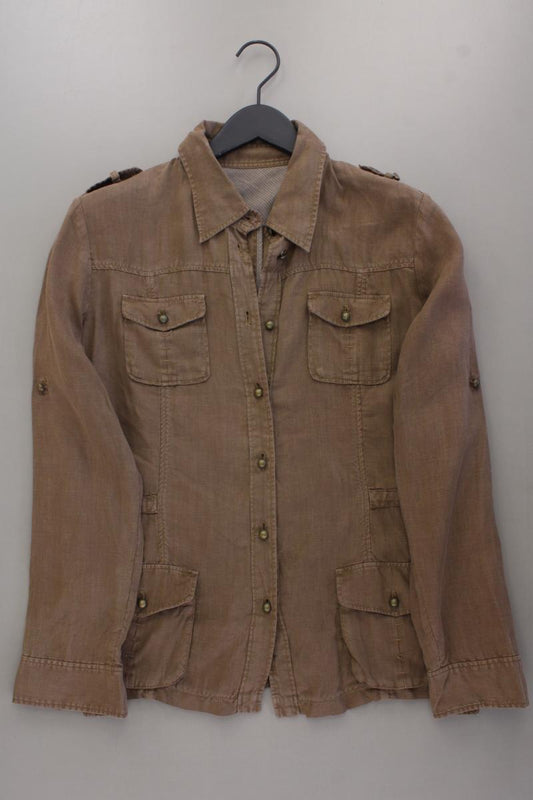 IQ Berlin Classic Jacke Gr. 40 braun aus Leinen