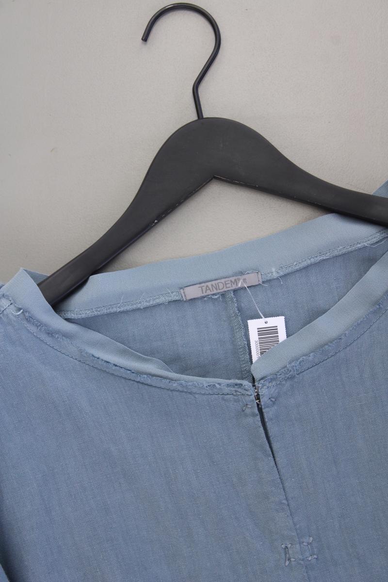 Tandem Classic Jacke Gr. 38 blau aus Leinen
