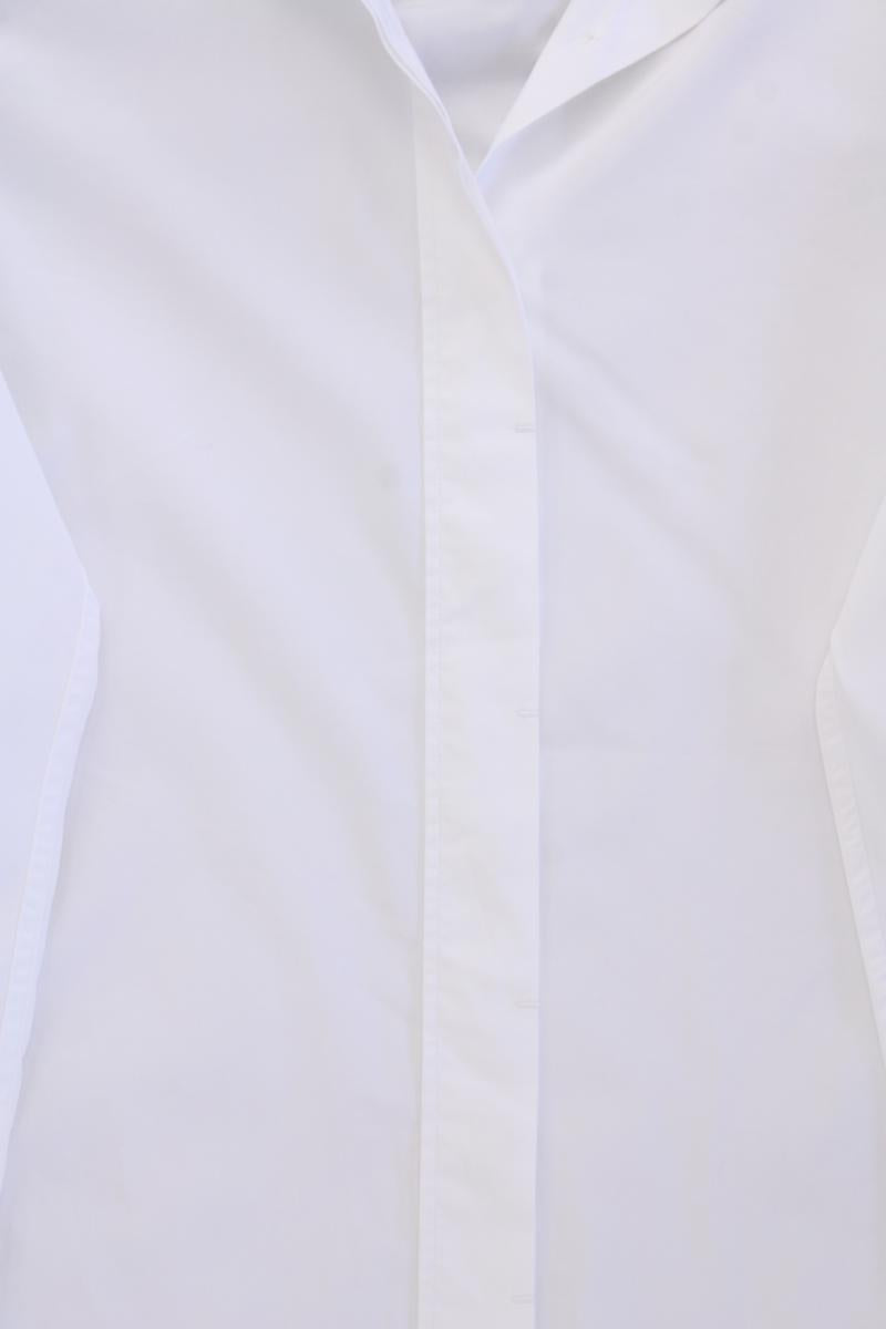 Lareida Bluse Gr. 40 Langarm weiß aus Baumwolle