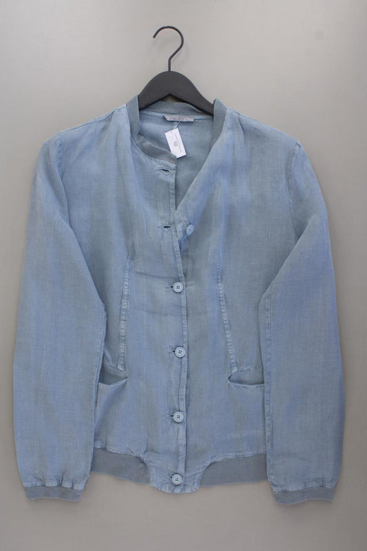 Tandem Classic Jacke Gr. 42 blau aus Leinen