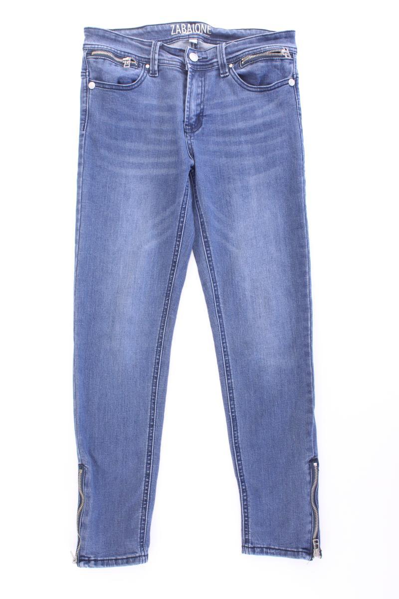 Zabaione Skinny Jeans Gr. 36 blau aus Baumwolle