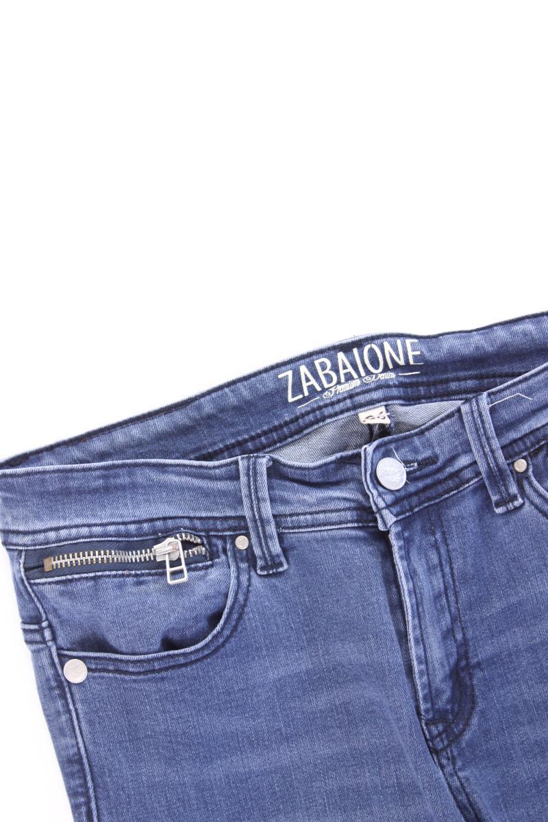 Zabaione Skinny Jeans Gr. 36 blau aus Baumwolle
