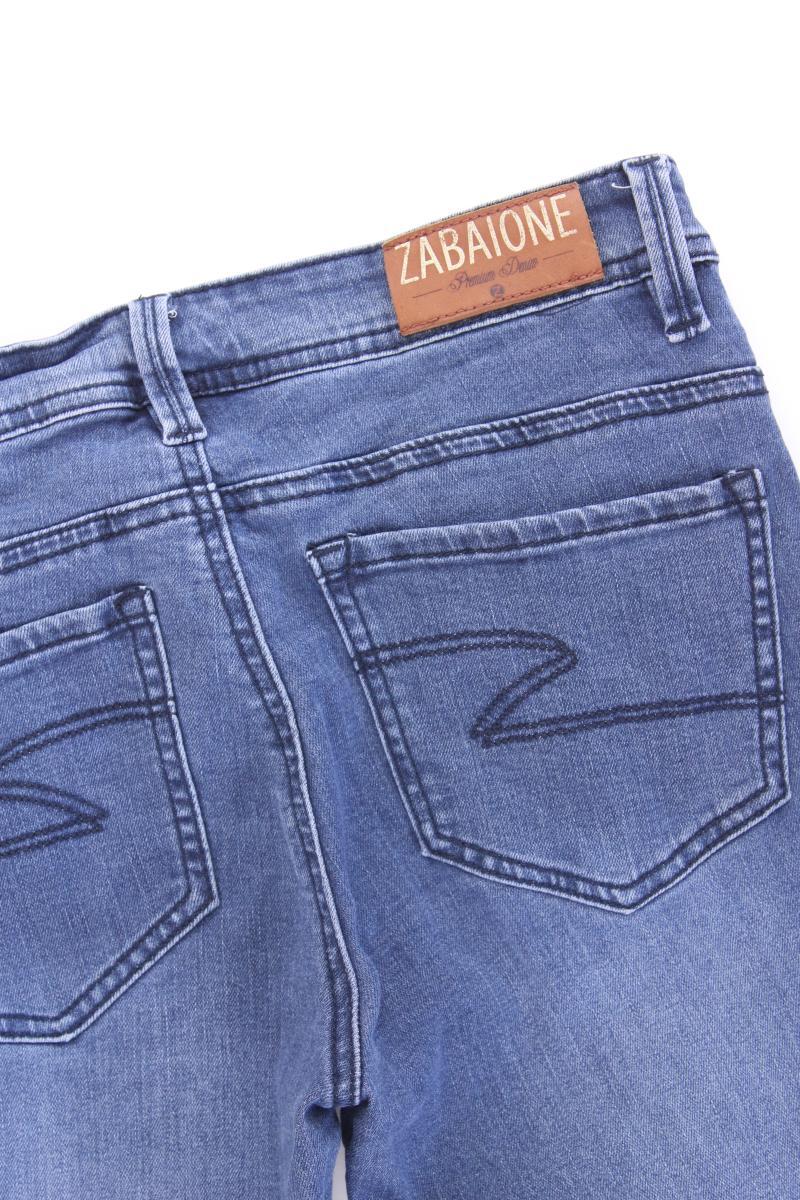 Zabaione Skinny Jeans Gr. 36 blau aus Baumwolle