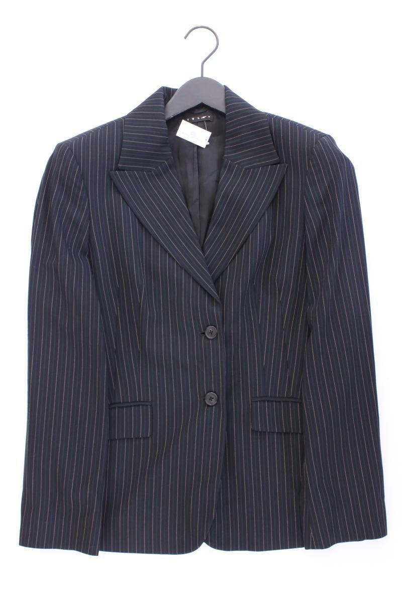 Sisley Longblazer Gr. IT 44 (M) gestreift Vintage grau aus Viskose