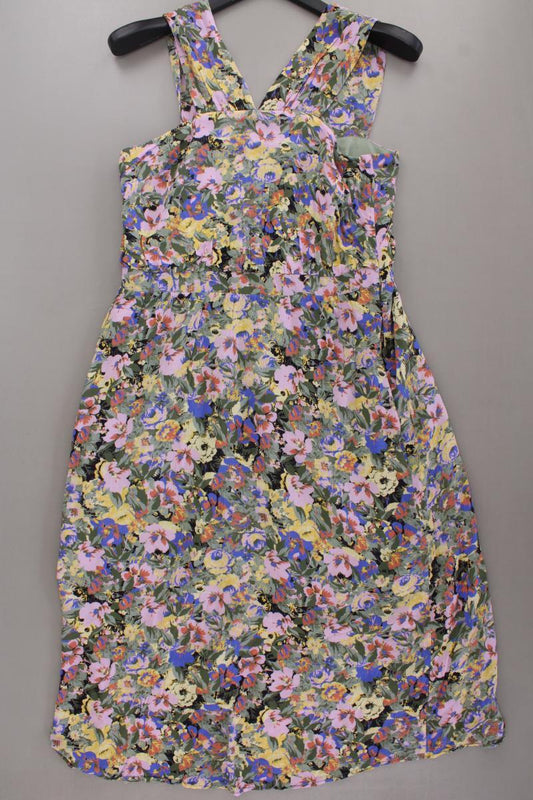 Selected Femme Midikleid Gr. 40 mit Blumenmuster Träger mehrfarbig aus Viskose