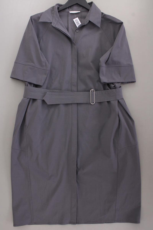 Reserved Kurzarmkleid Gr. L mit Gürtel grau aus Polyester