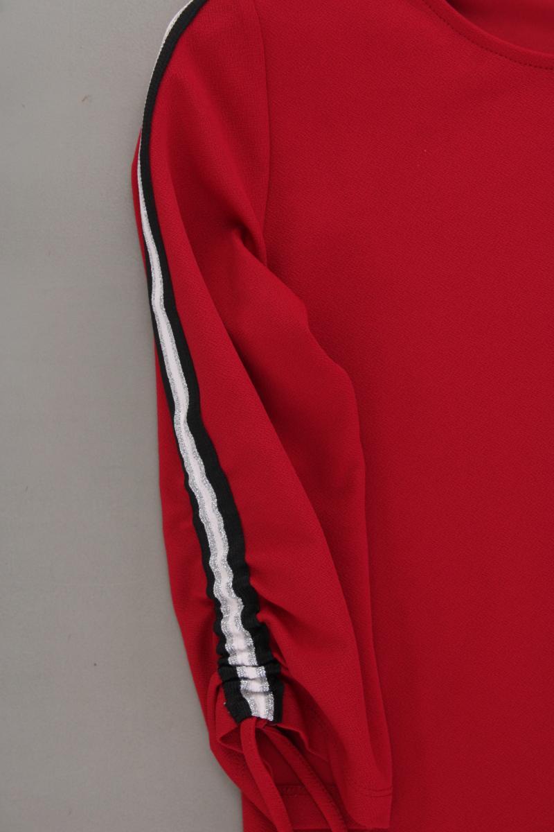 Création L. Shirt Gr. 38 neuwertig 3/4 Ärmel mit Glitzer rot aus Polyester