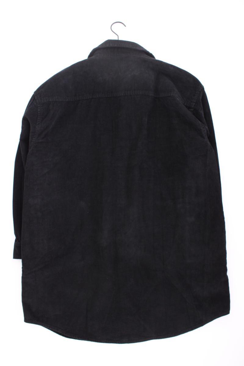 URBAN CLASSICS Hemdjacke für Herren Gr. XL schwarz aus Baumwolle