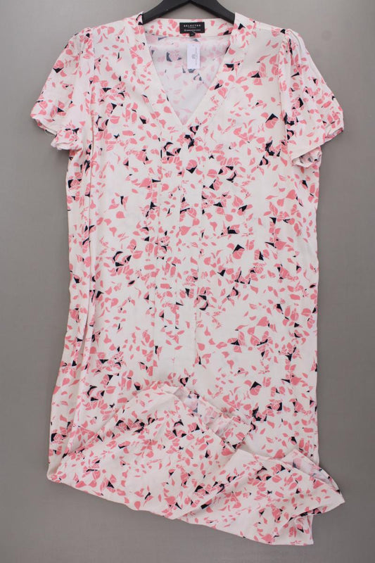 Selected Femme Kurzarmkleid Gr. 42 rosa aus Viskose