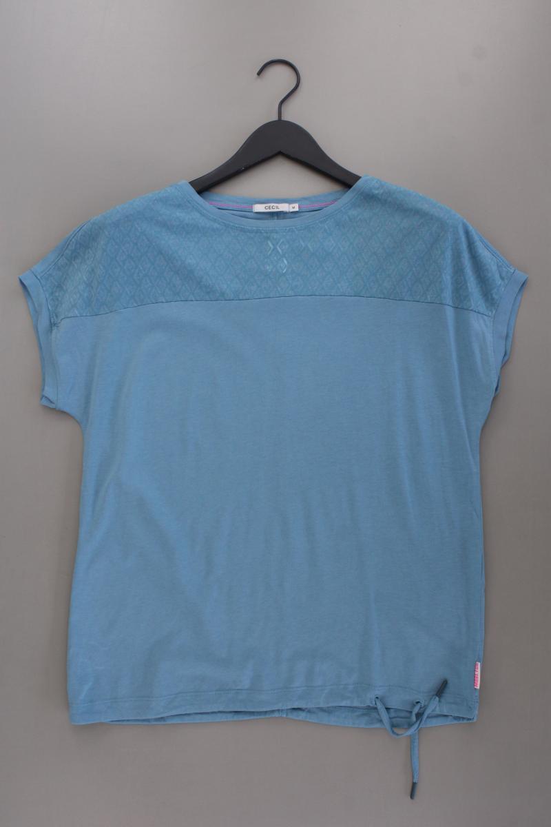 Cecil T-Shirt Gr. M neuwertig Kurzarm blau