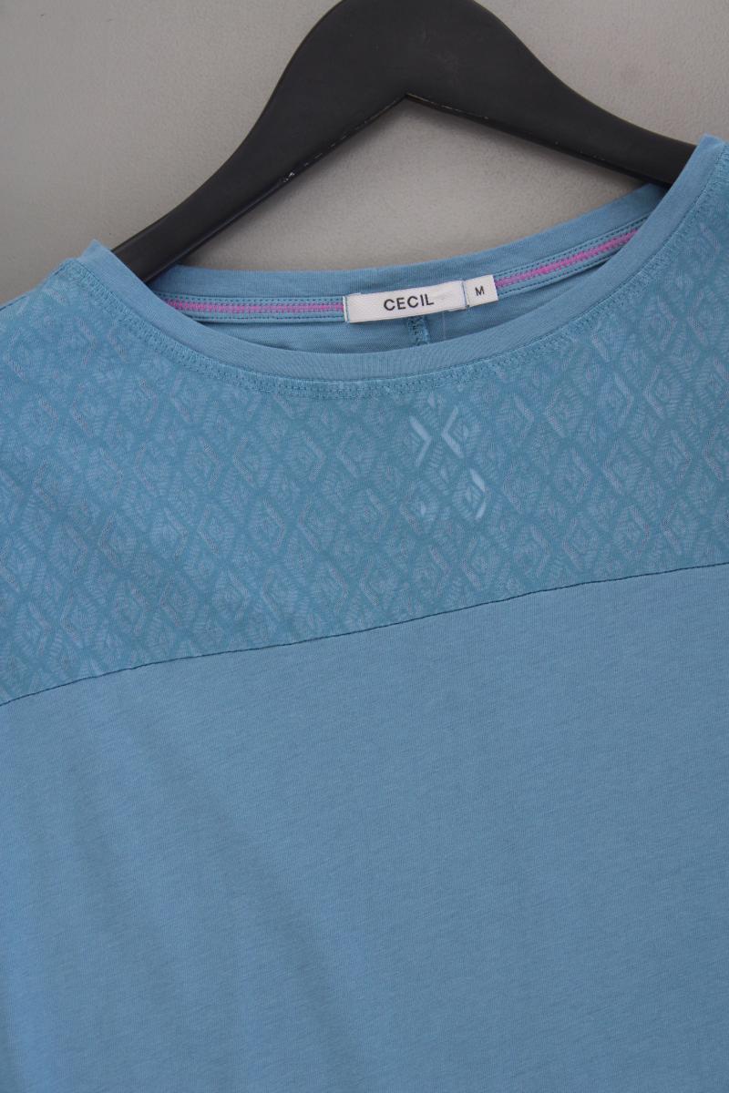 Cecil T-Shirt Gr. M neuwertig Kurzarm blau