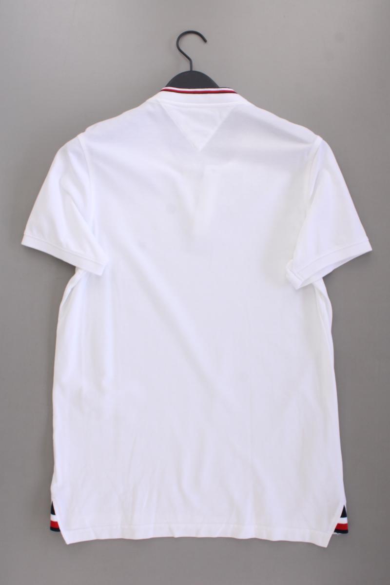 Tommy Hilfiger T-Shirt für Herren Gr. L neuwertig Kurzarm weiß