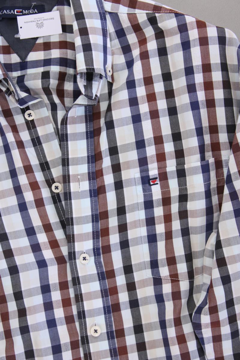 Casa Moda Langarmhemd für Herren Gr. Hemdgröße 43/44 geometrisches Muster