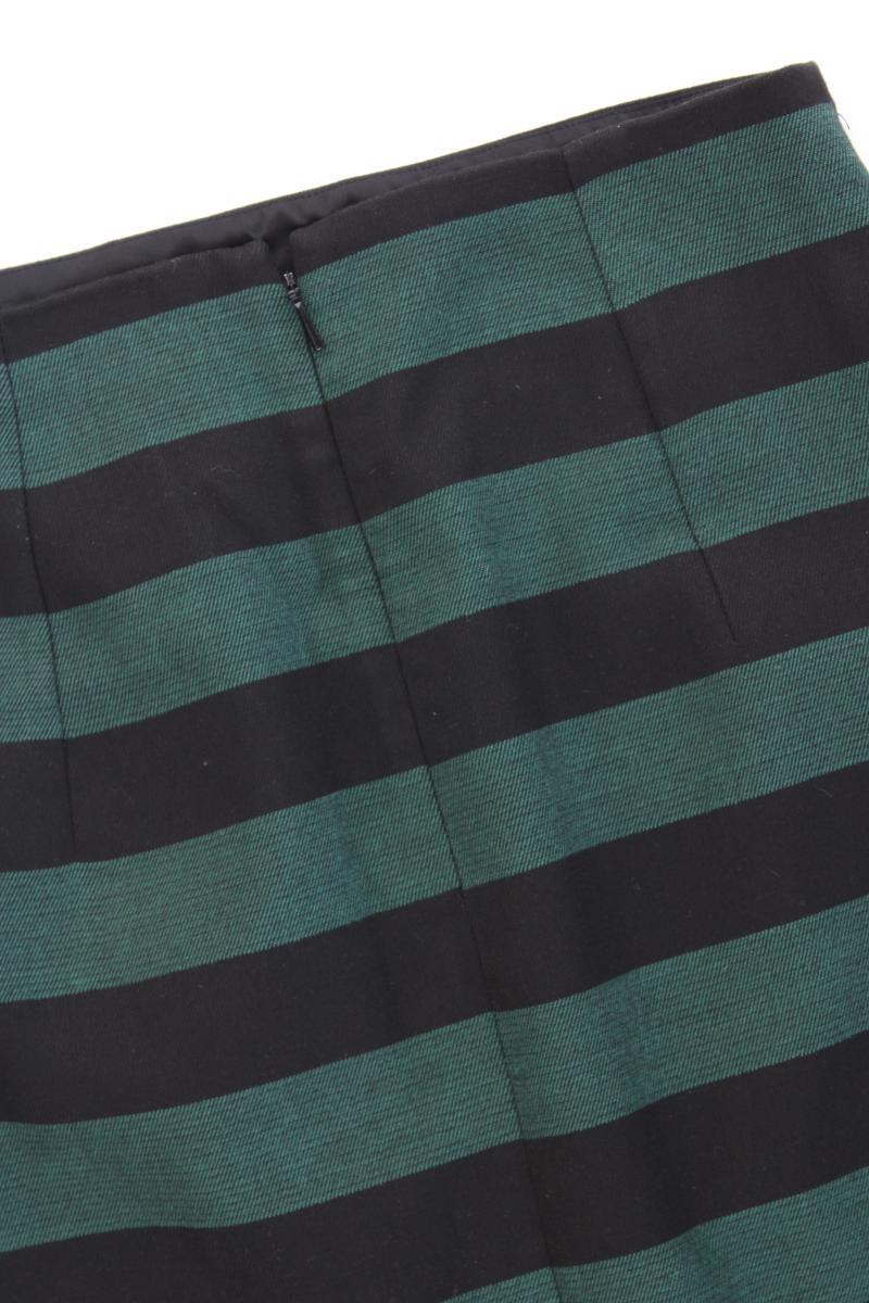 Mango Bleistiftrock Gr. 40 gestreift grün aus Polyester