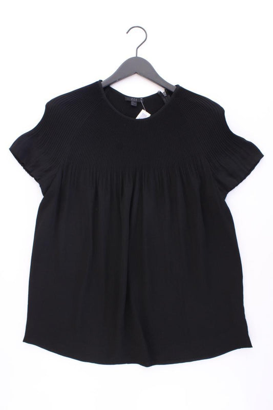 Cos Kurzarmbluse Gr. 44 schwarz aus Polyester