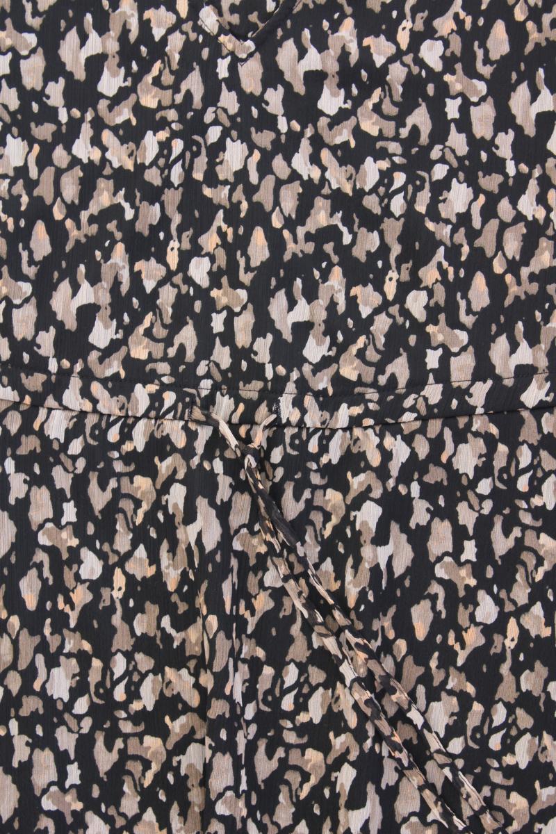Vila Chiffonkleid Gr. 34 Kurzarm mehrfarbig aus Polyester