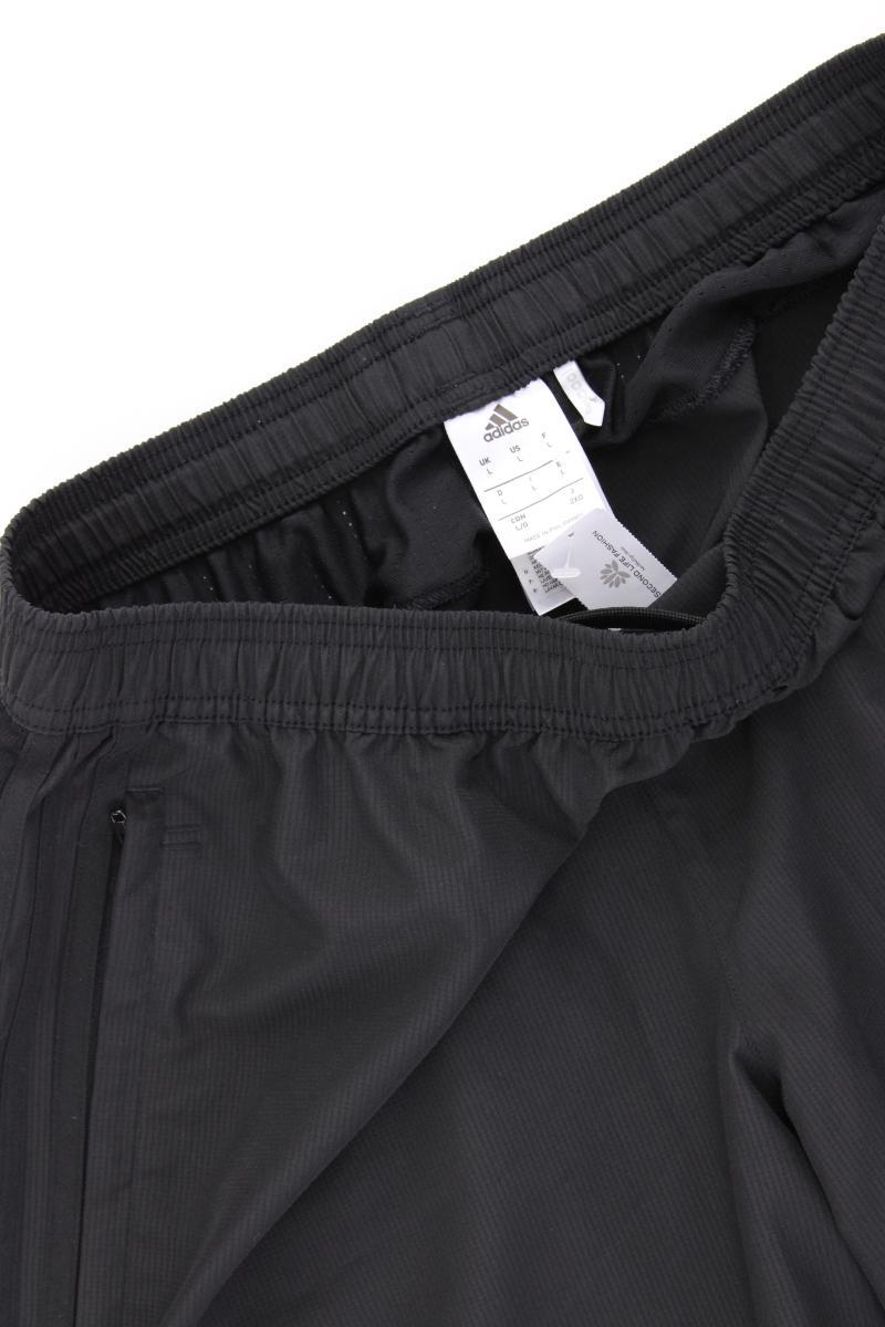 Adidas Sportshorts für Herren Gr. L neuwertig schwarz aus Polyester