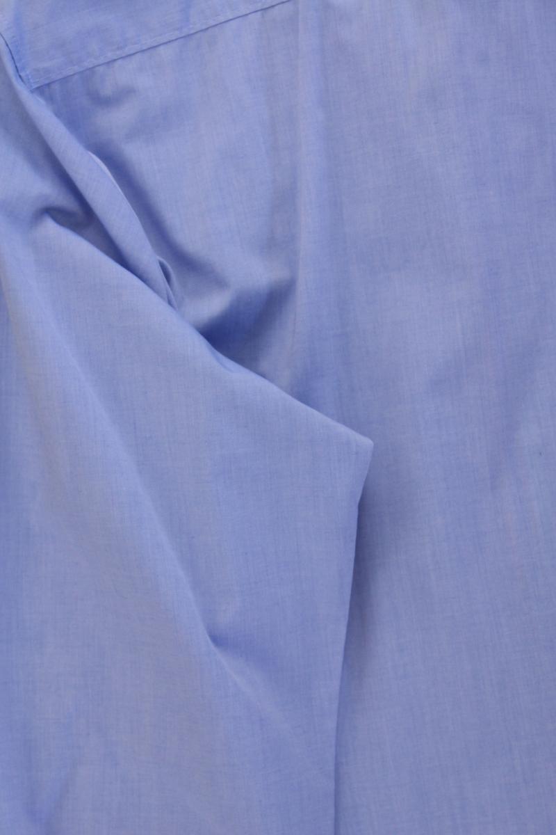 Olymp Langarmhemd für Herren Gr. Hemdgröße 43 blau aus Baumwolle