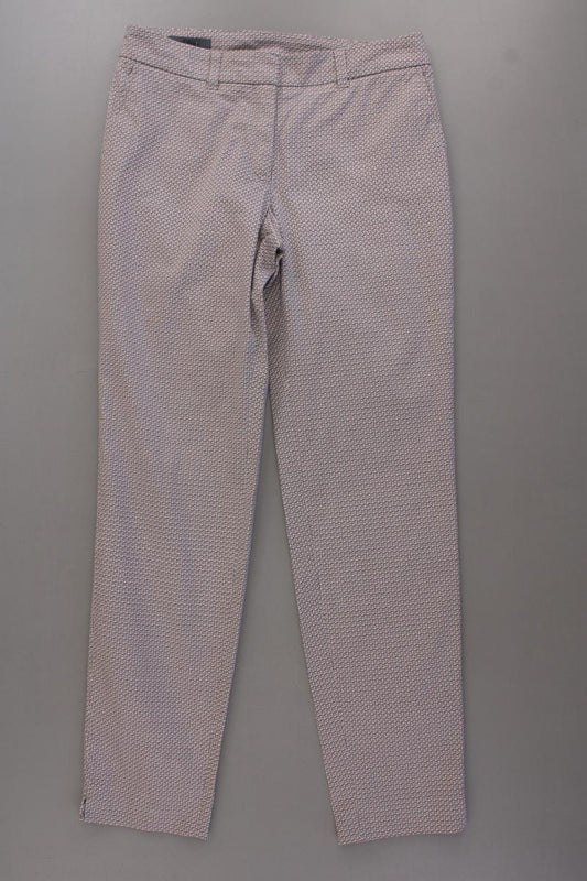 s.Oliver Premium Hose Gr. 34 geometrisches Muster braun aus Baumwolle