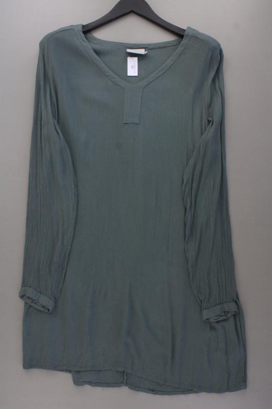 Kaffe Curve Longbluse Gr. 44 Langarm grün aus Viskose