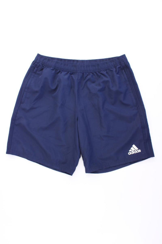 Adidas Sportshorts für Herren Gr. XL blau aus Polyester
