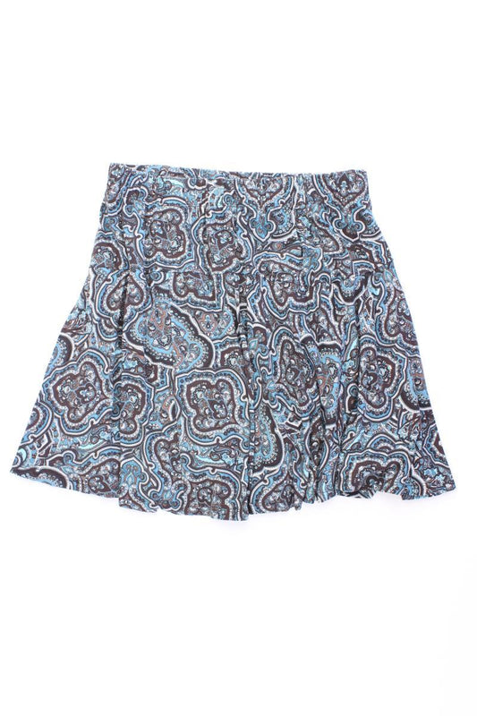Lascana Skort Gr. 42 mit Paisleymuster blau aus Viskose